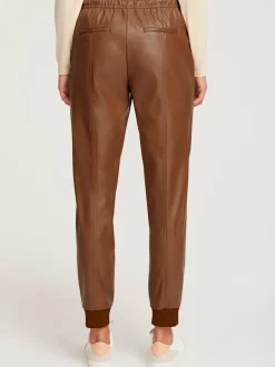 Pantalon de jogging en synthétique avec ceinture élastique et poches