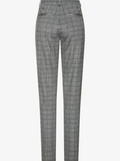 Pantalon de jogging à motifs avec jambes étroites et taille haute