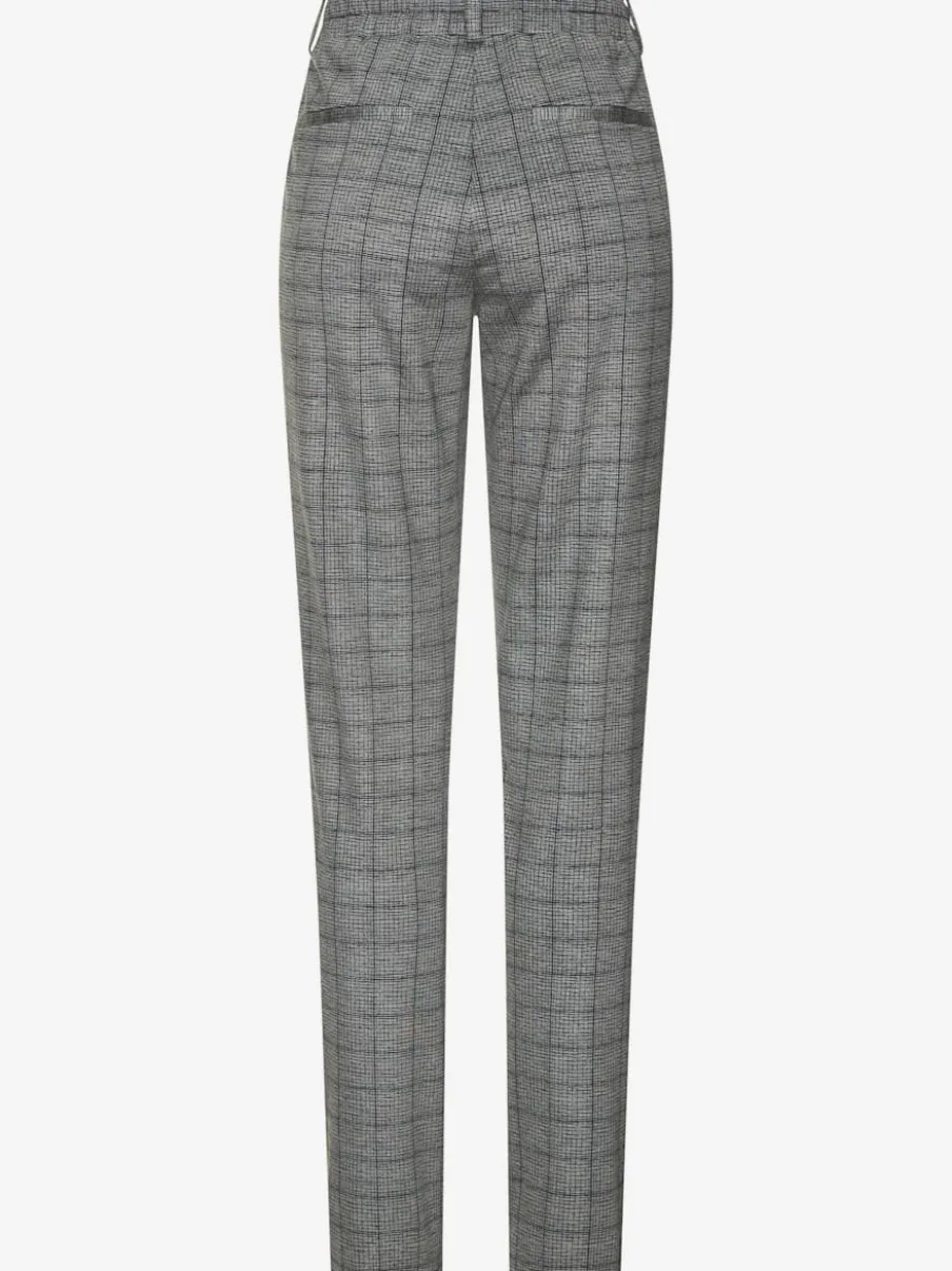 Pantalon de jogging à motifs avec jambes étroites et taille haute