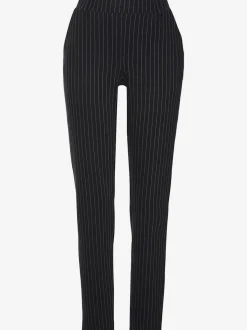 Pantalon de jogging à motifs avec jambes étroites et taille haute