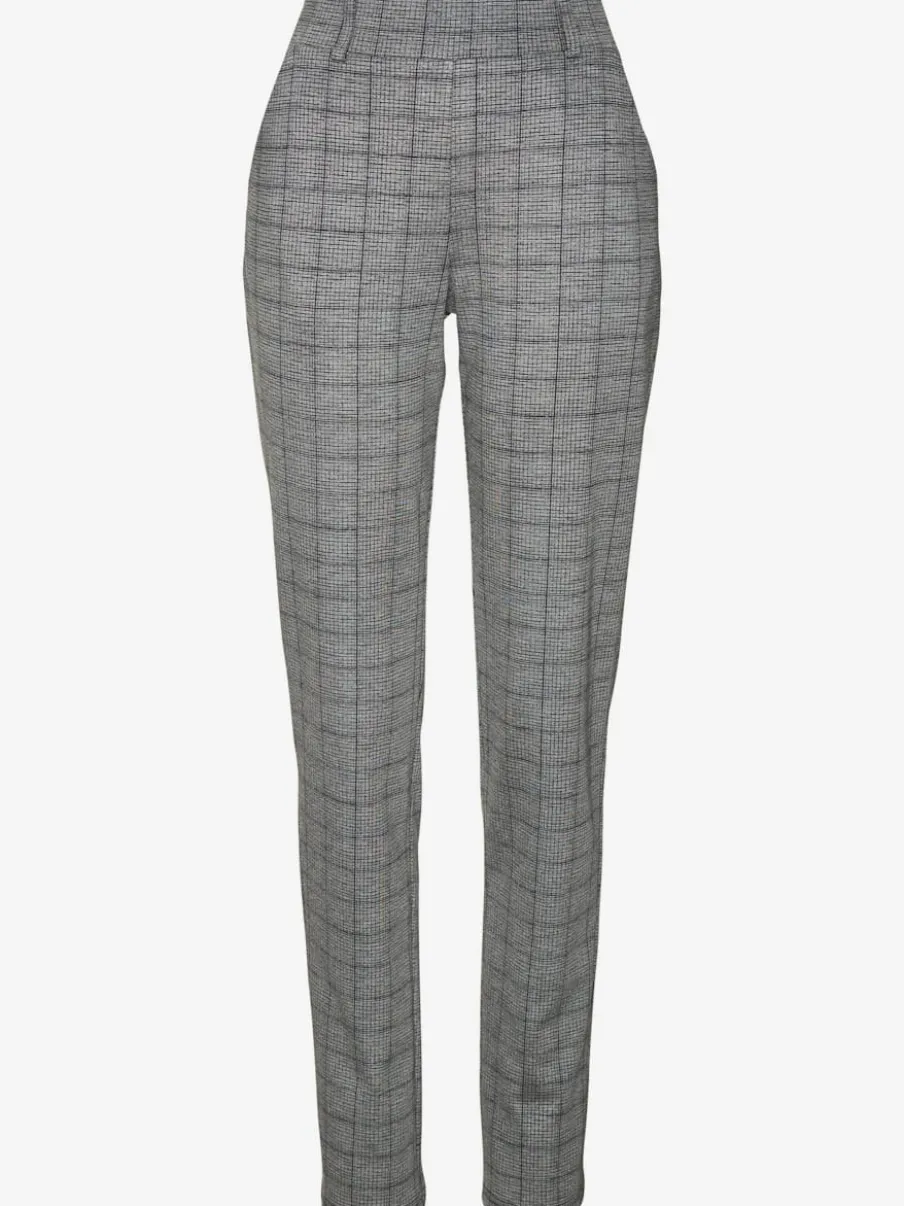Pantalon de jogging à motifs avec jambes étroites et taille haute