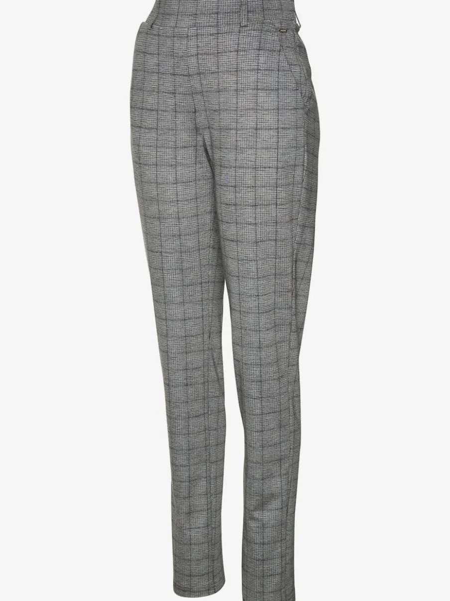Pantalon de jogging à motifs avec jambes étroites et taille haute