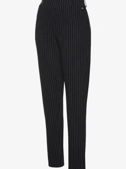 Pantalon de jogging à motifs avec jambes étroites et taille haute