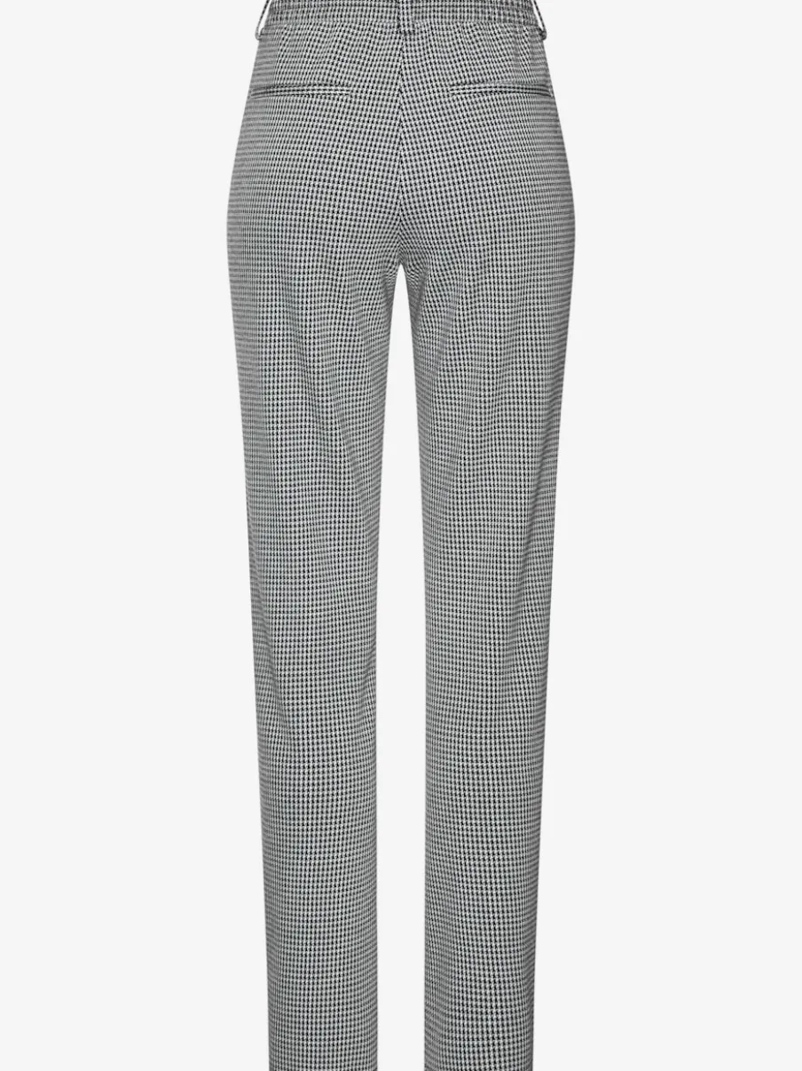 Pantalon de jogging à motifs avec jambes étroites et taille haute