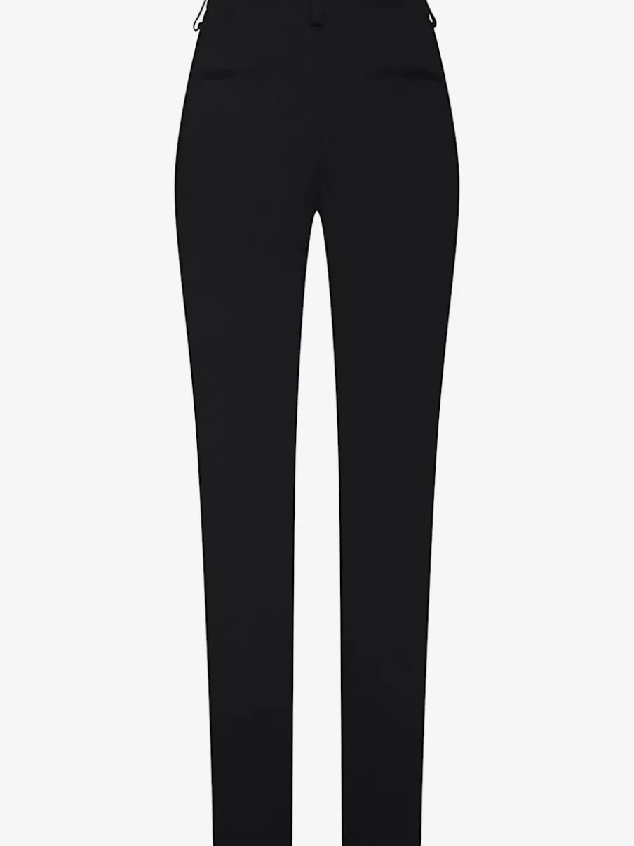 Pantalon de jogging à motifs avec jambes étroites et taille haute