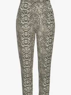 Pantalon de plage 7/8 avec motifs uniques et ceinture élastique