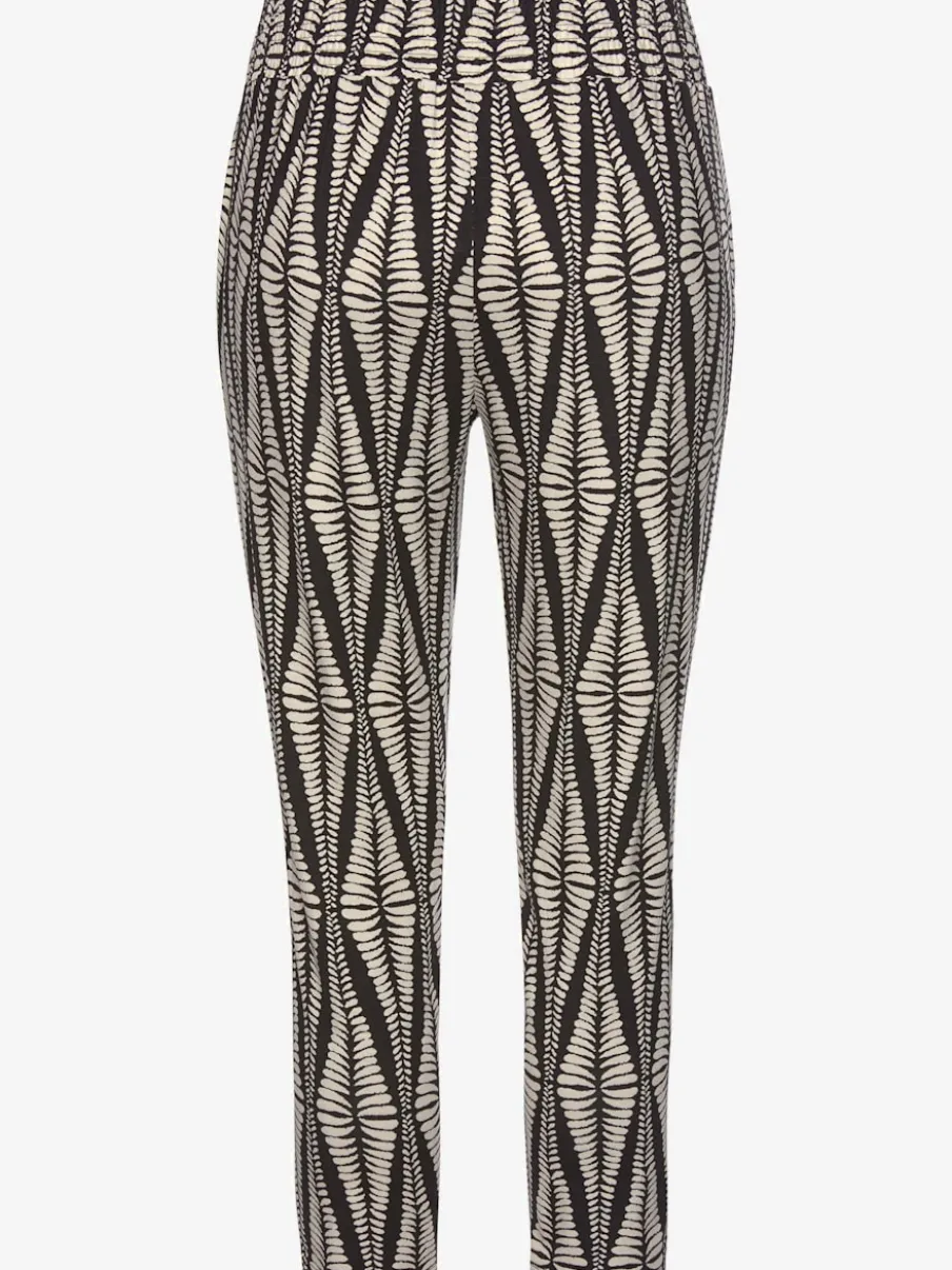 Pantalon de plage 7/8 à imprimé graphique avec poches latérales