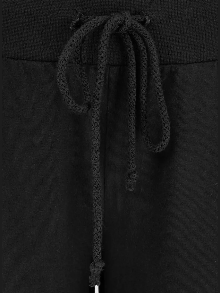 Pantalon de plage léger 7/8 en coton avec ceinture élastique