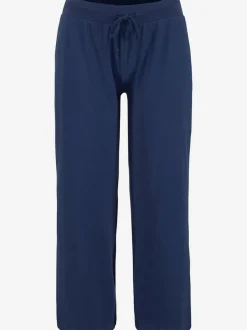 Pantalon de plage léger 7/8 en coton avec ceinture élastique