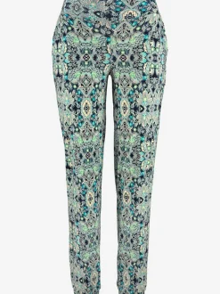Pantalon de plage léger à imprimé ethnique avec poches latérales
