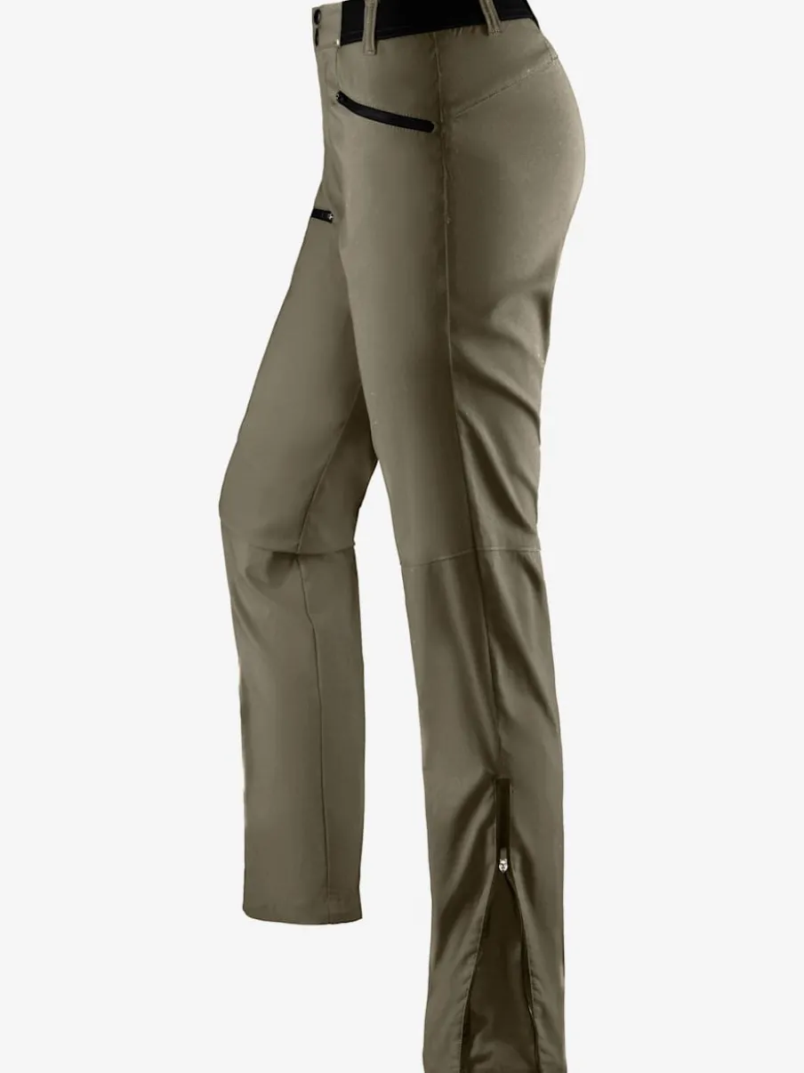 Pantalon de randonnée extensible à taille élastique et poches zippées