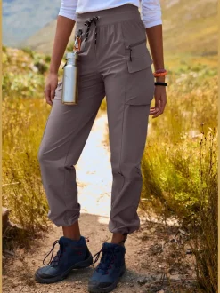 Pantalon de trekking avec poches et ourlet réglable