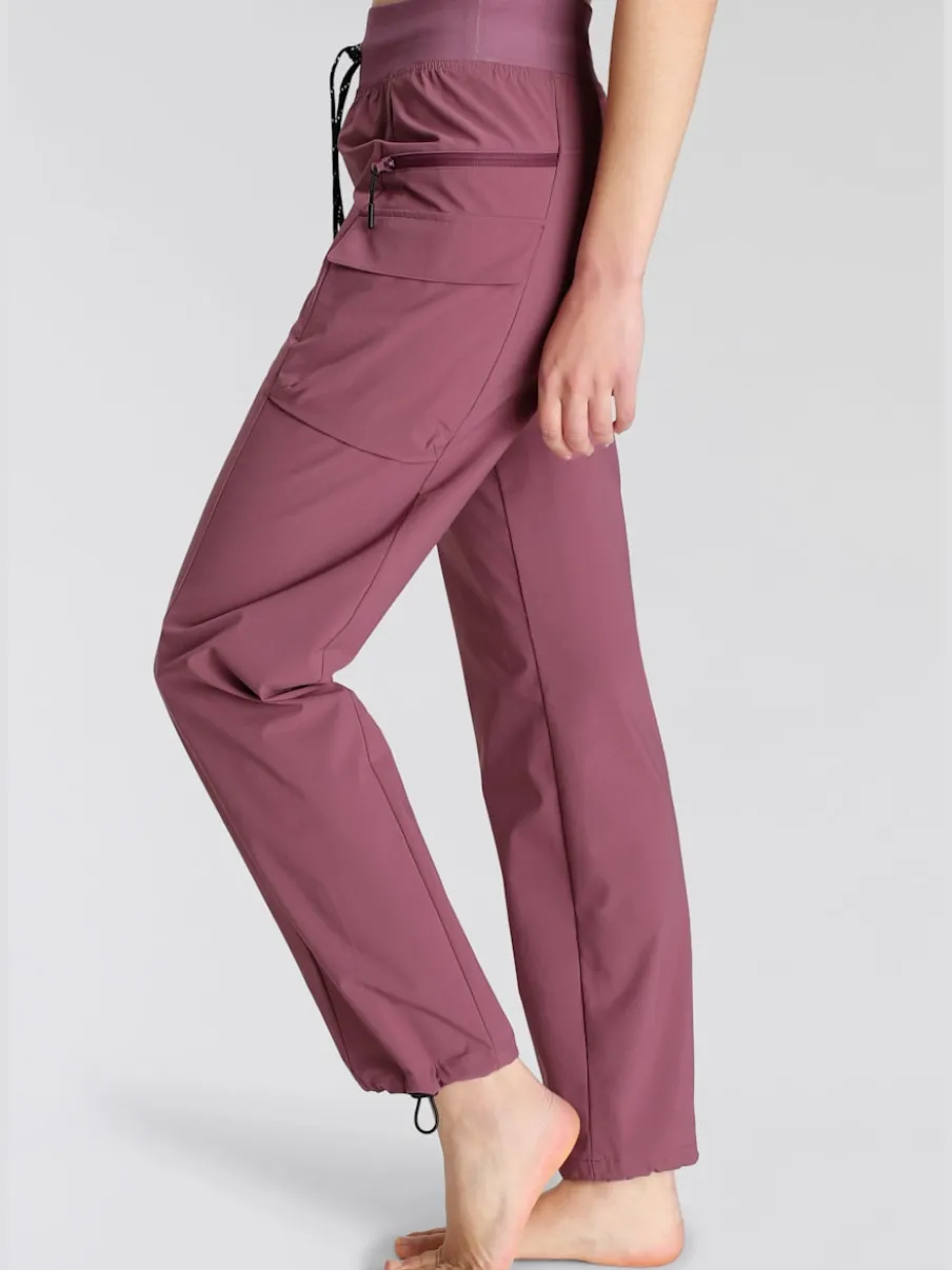 Pantalon de trekking avec poches et ourlet réglable