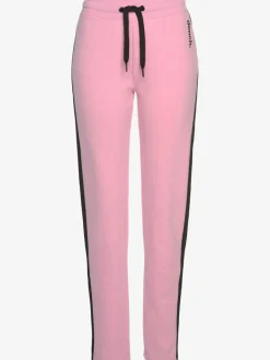 Pantalon d'intérieur avec rayures et bords-côtes à lien ajustable