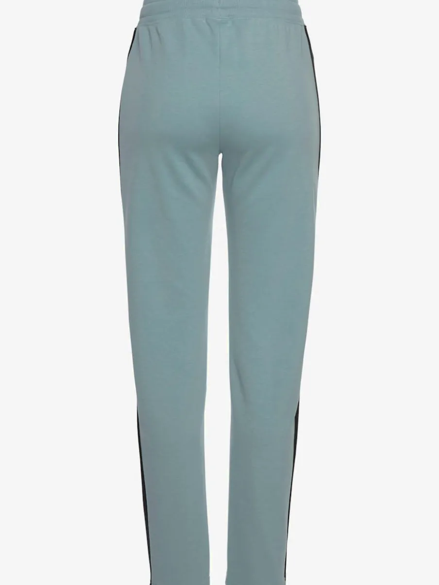 Pantalon d'intérieur avec rayures et bords-côtes à lien ajustable