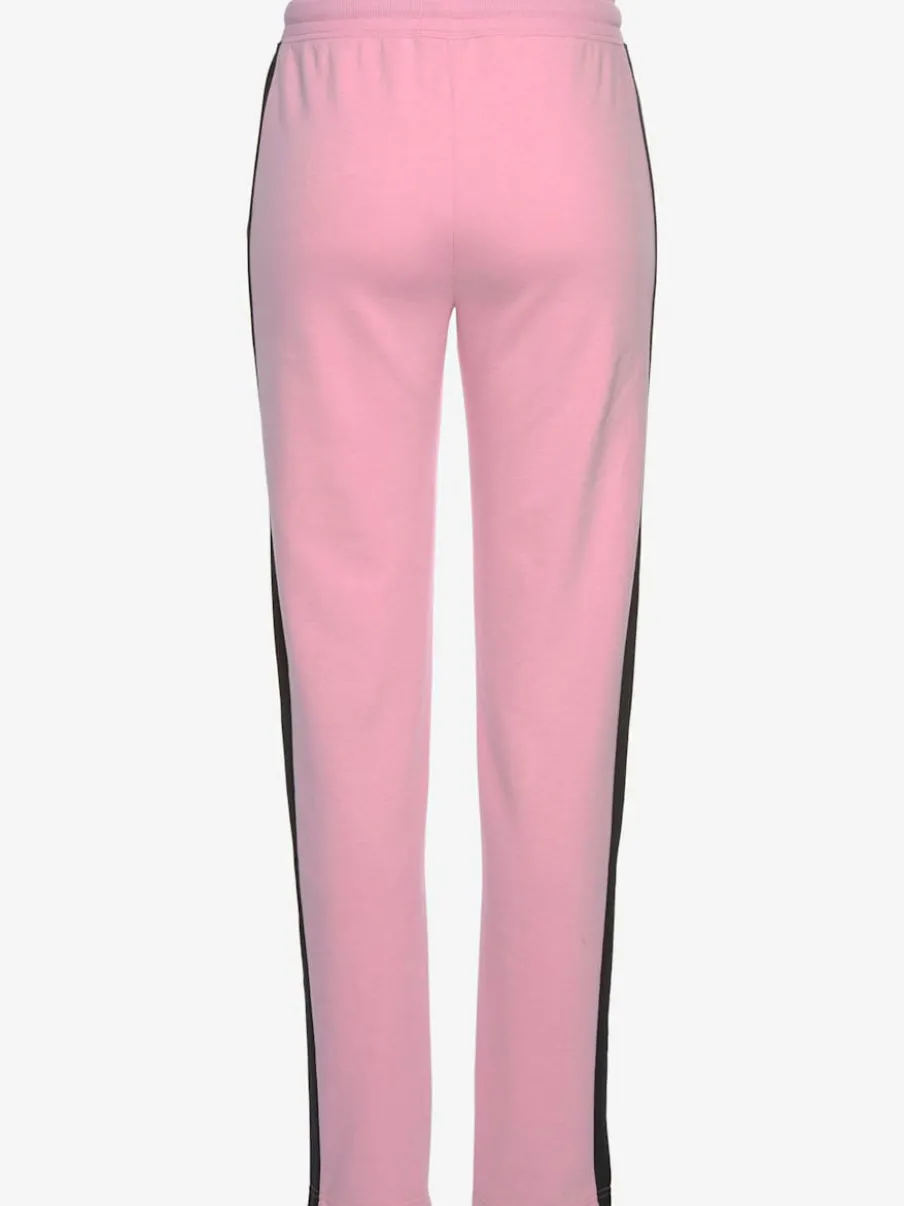 Pantalon d'intérieur avec rayures et bords-côtes à lien ajustable
