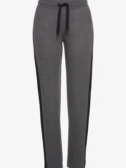 Pantalon d'intérieur avec rayures et bords-côtes à lien ajustable