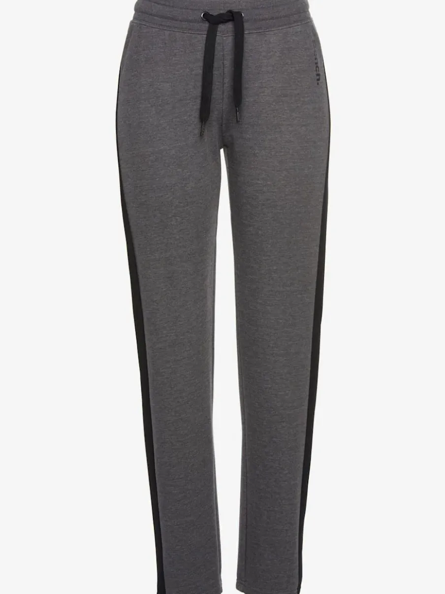 Pantalon d'intérieur avec rayures et bords-côtes à lien ajustable