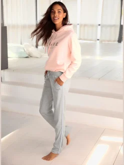 Pantalon d'intérieur en sweat avec bandes latérales et poches