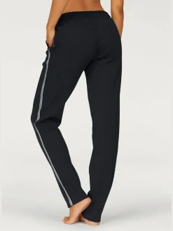 Pantalon d'intérieur en sweat avec bandes latérales et poches