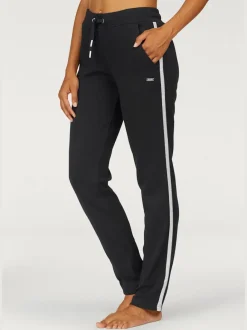 Pantalon d'intérieur en sweat avec bandes latérales et poches