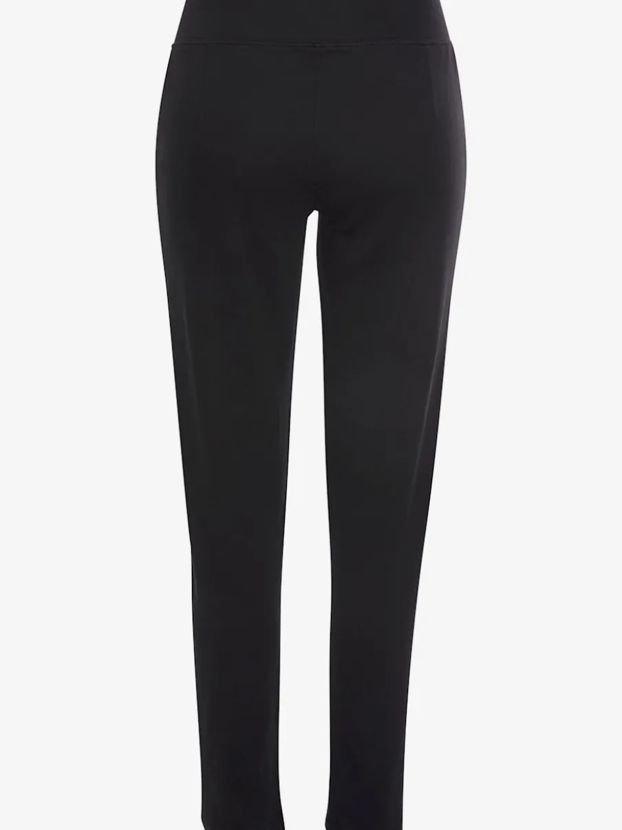 Pantalon détente molletonné à poches et boutons-pression