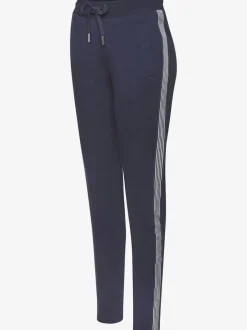 Pantalon détente à rayures latérales avec ceinture élastique et poches