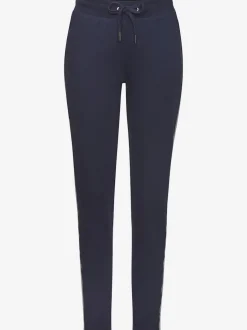 Pantalon détente à rayures latérales avec ceinture élastique et poches