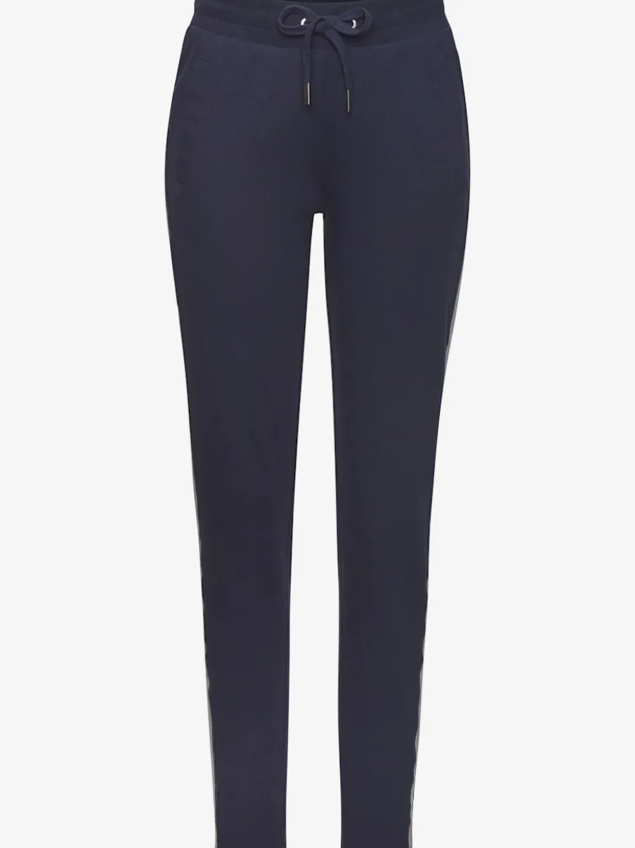 Pantalon détente à rayures latérales avec ceinture élastique et poches