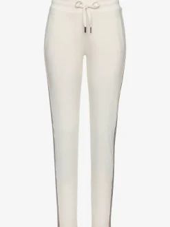 Pantalon détente à rayures latérales avec ceinture élastique et poches