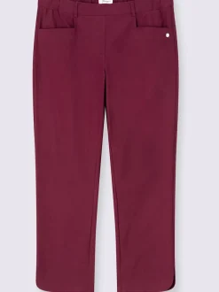 Pantalon en bengaline ceinture élastique