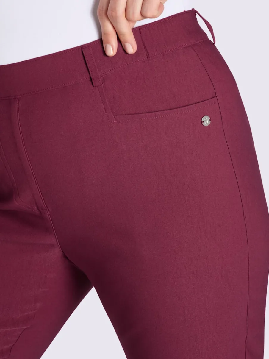 Pantalon en bengaline ceinture élastique