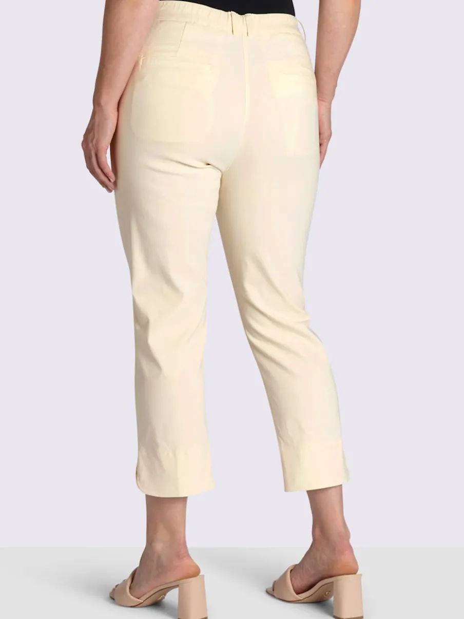 Pantalon en bengaline ceinture élastique