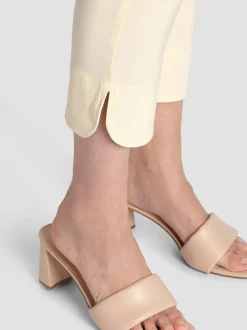 Pantalon en bengaline ceinture élastique