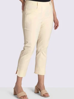 Pantalon en bengaline ceinture élastique