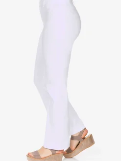 Pantalon en bengaline coupe bootcut décontractée