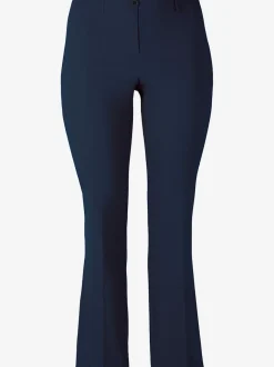 Pantalon en bengaline coupe bootcut décontractée