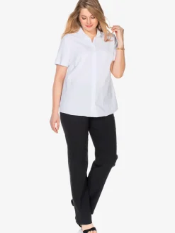Pantalon en bengaline coupe bootcut décontractée