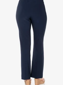 Pantalon en bengaline coupe bootcut décontractée