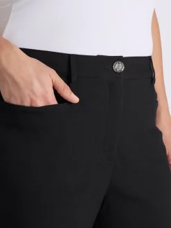 Pantalon en bengaline empiècement confortable et élastique au dos