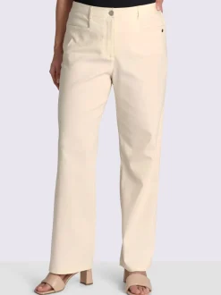Pantalon en bengaline empiècement confortable et élastique au dos