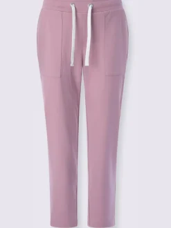 Pantalon en jersey avec ceinture élastique et grandes poches