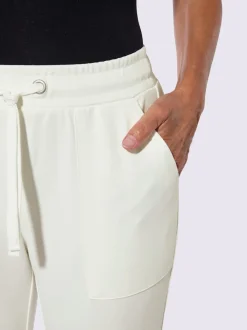 Pantalon en jersey avec ceinture élastique et grandes poches