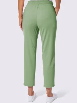 Pantalon en jersey avec ceinture élastique et grandes poches