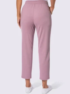 Pantalon en jersey avec ceinture élastique et grandes poches