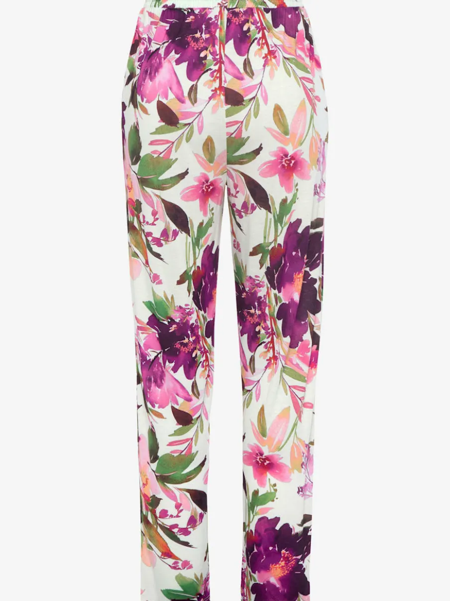 Pantalon en jersey avec ceinture élastique et poches fendues
