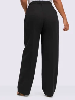 Pantalon en jersey coupe confortable et large