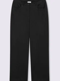 Pantalon en jersey coupe confortable et large