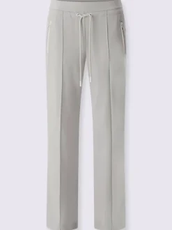 Pantalon en jersey à large ceinture et poches zippées