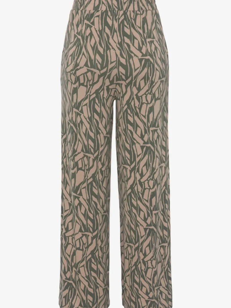 Pantalon en jersey léger avec ceinture paperbag et poches